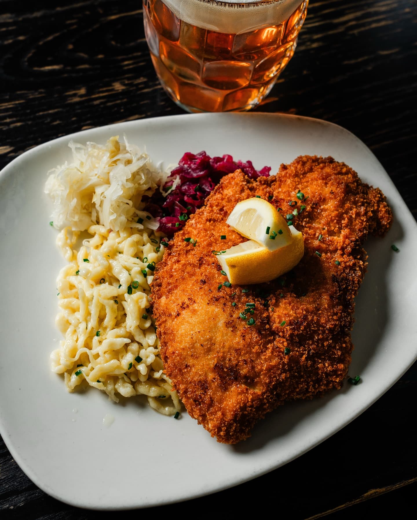 Schnitzel og øl i München