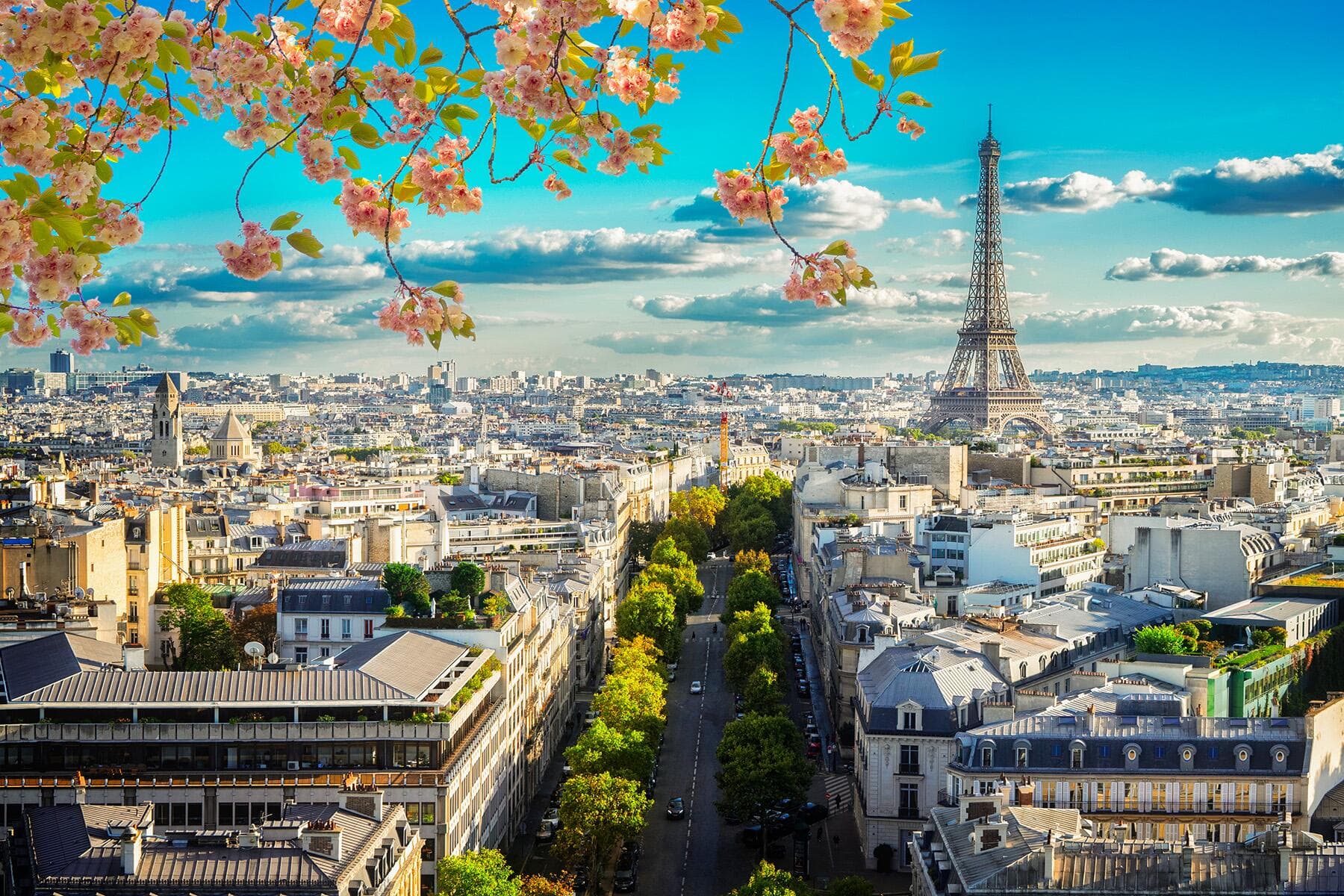 Udsigt over byen Paris