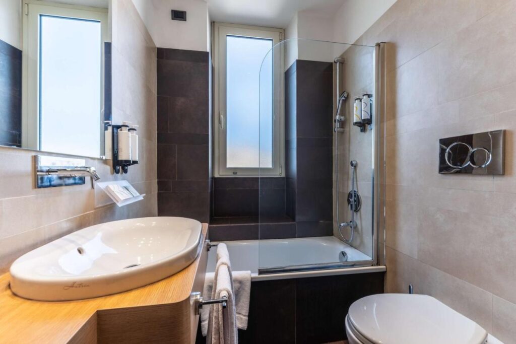 Badeværelse på Best Western Hotel President - Colosseo