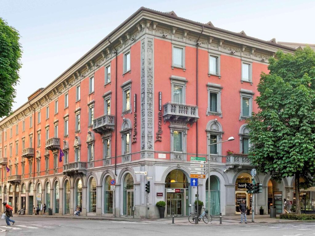 Facaden på Mercure Bergamo Centro Palazzo Dolci