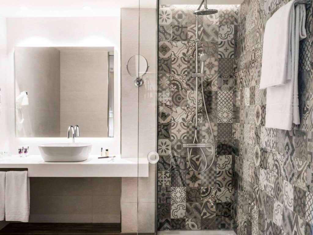 Badeværelse på Mercure Condor Barcelona
