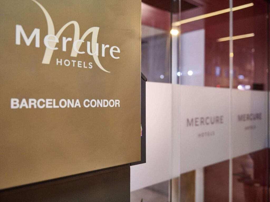Facaden på Mercure Condor Barcelona