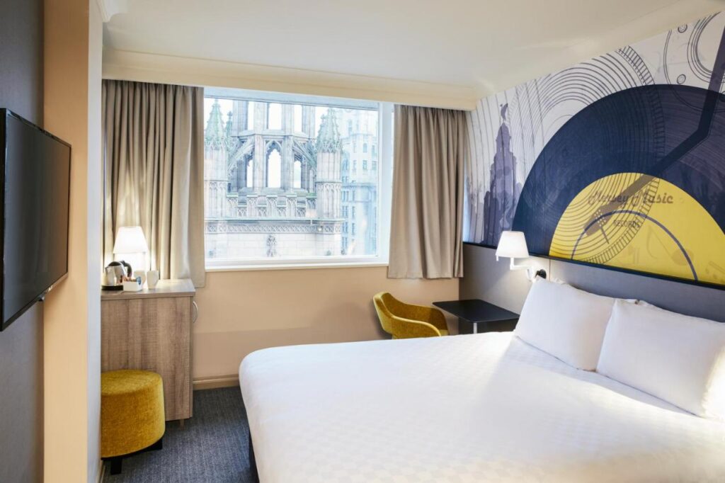 Værelse på Mercure Liverpool Atlantic Tower Hotel