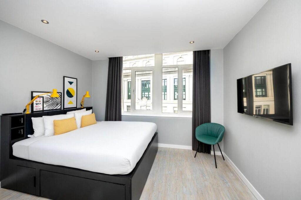 Værelse på Staycity Aparthotels Liverpool Waterfront