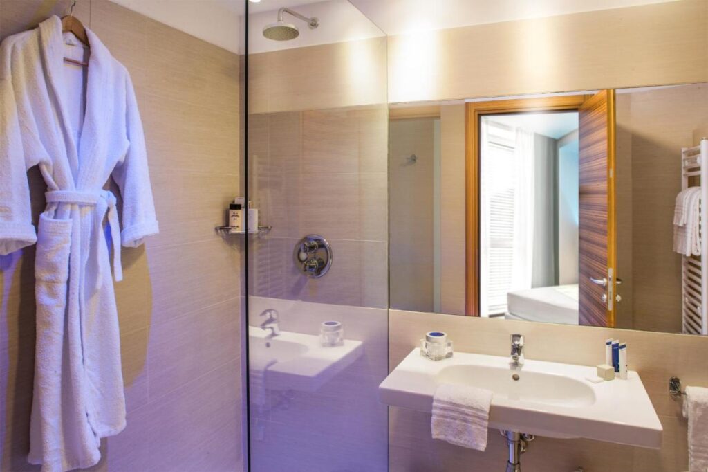 Badeværelse på Hotel Degli Arcimboldi
