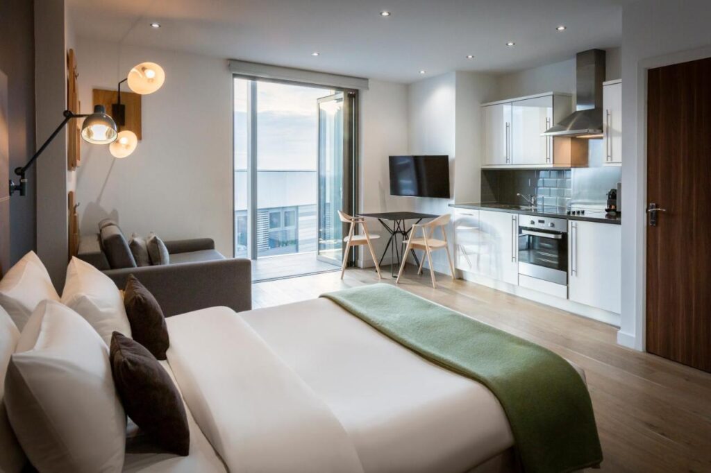 Værelse på Aparthotel Adagio London Brentford