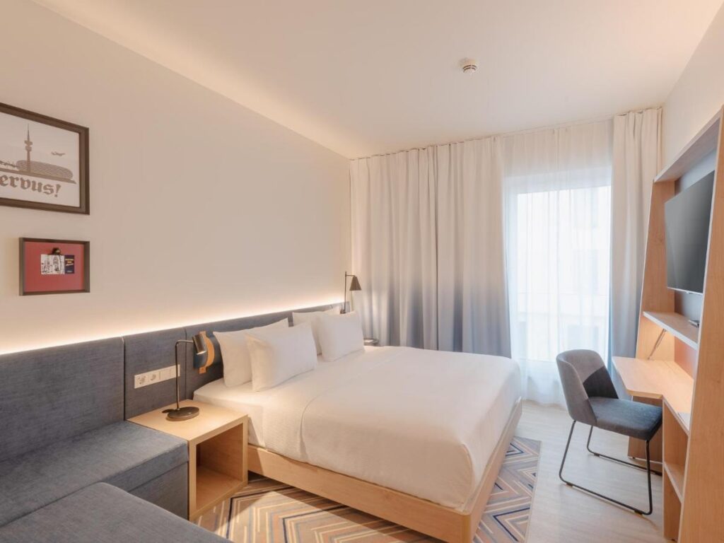 Værelse på Hampton by Hilton Munich City North