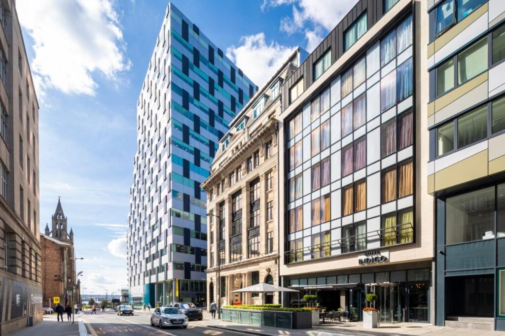 Facaden på Hotel Indigo Liverpool