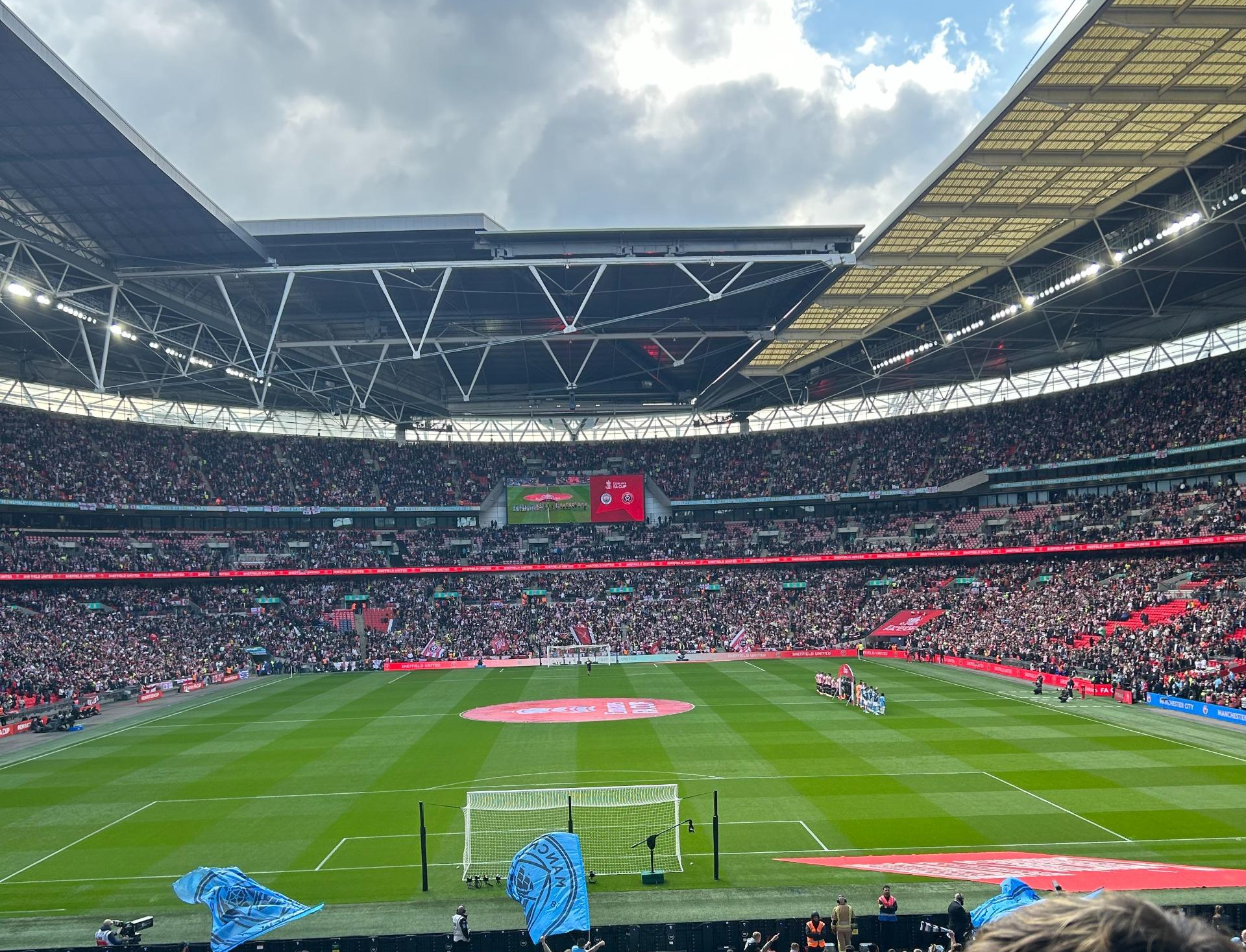 General Admission - Nedre Kortside (Man City) udsyn